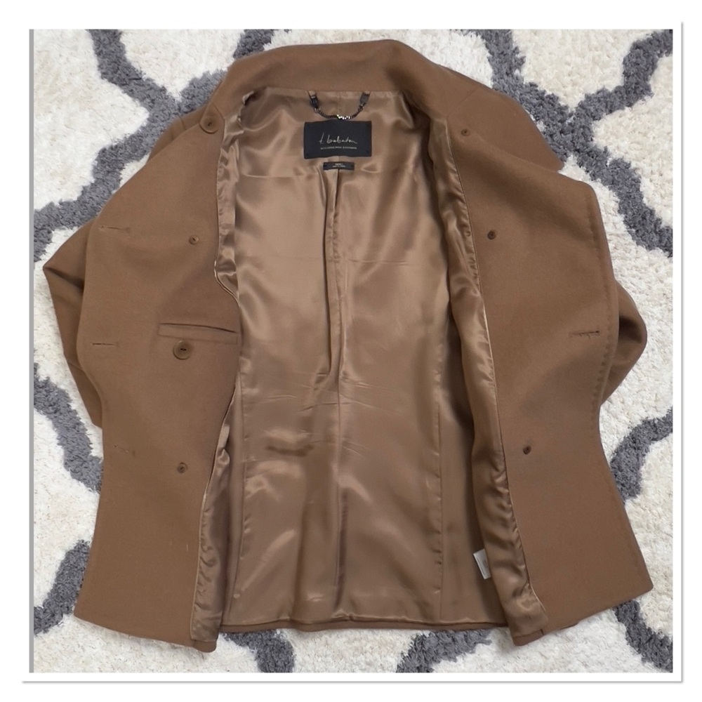 BABATON 'Howell' Double-Breasted Camel Pea Coat - Picture 8 of 15